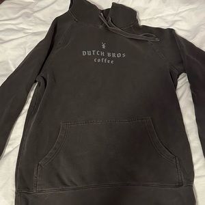 Dutch bros hoodie grey